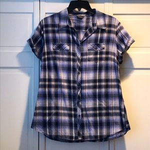 EDDIE BAUER Women’s Plaid Short Sleeve